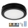 LED Bathroom ceiling light with sensor NAIROS LED/12W/230V IP65 3000/4000/6500K d. 20 cm black + remote control