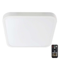 LED Bathroom ceiling light with sensor SAMSUNG CHIP LED/36W/230V IP44 4000K 42x42 cm white + remote control