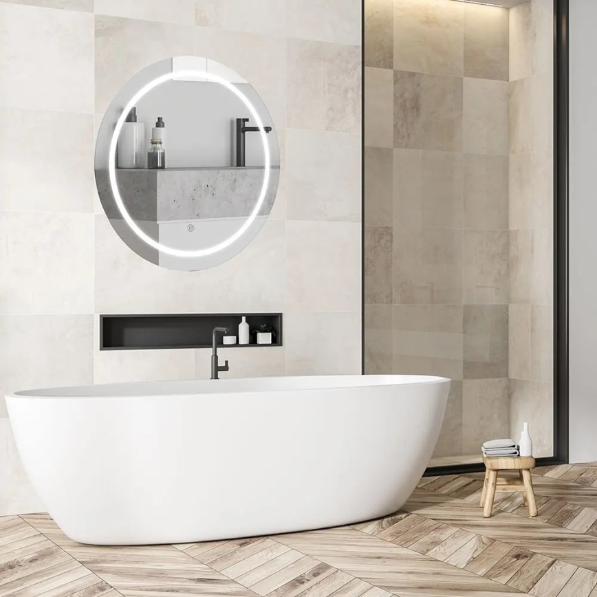 LED Bathroom heated backlit mirror LED/25W/230V IP44 3000K/4000K/6400K