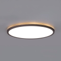 LED Bathroom light with motion and dusk sensor NIVERA LED/18W/230V IP54 3000/4000/6000K d. 30 cm black + remote control