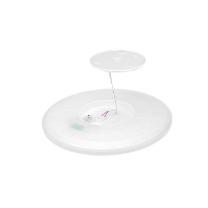 LED Bathroom light with motion and dusk sensor NIVERA LED/18W/230V IP54 3000/4000/6000K d. 30 cm white + remote control
