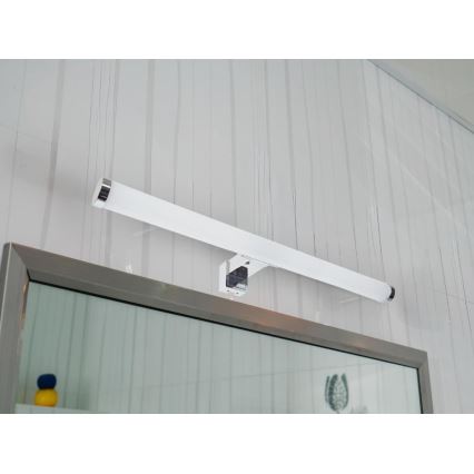LED Bathroom Mirror Light, 10W/230V, 45 cm, IP44, Polished Chrome