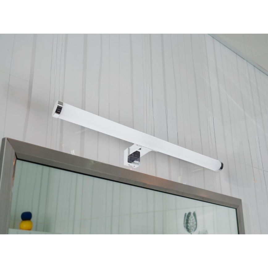 LED Bathroom Mirror Light, 10W/230V, 45 cm, IP44, Polished Chrome