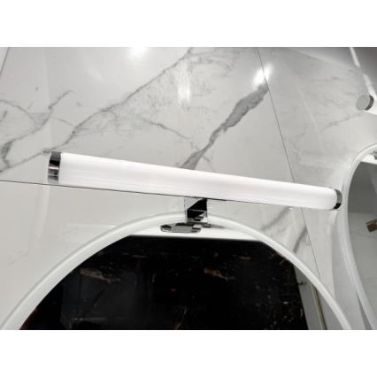 LED Bathroom Mirror Light, 10W/230V, 45 cm, IP44, Polished Chrome