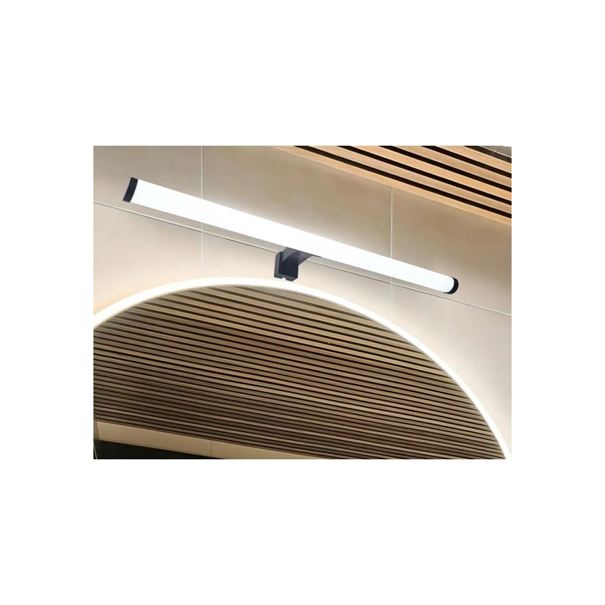 LED Bathroom Mirror Light – 12 W, 230 V, 59.5 cm, IP44, Black