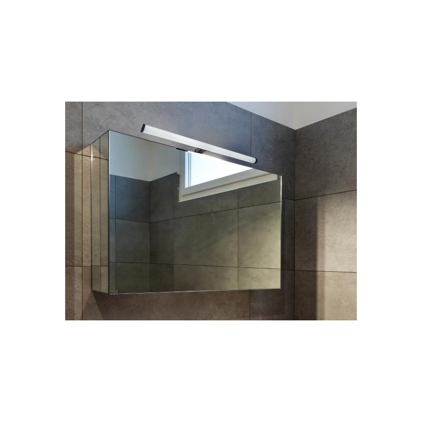 LED Bathroom Mirror Light – 12 W, 230 V, 59.5 cm, IP44, Black