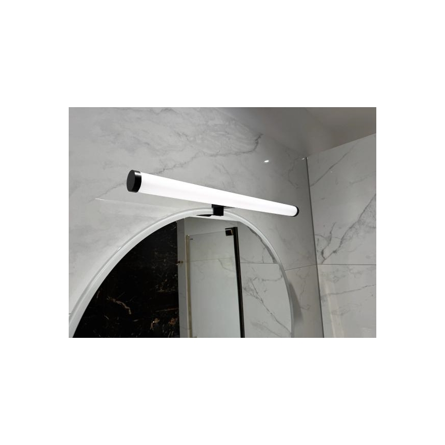 LED Bathroom Mirror Light – 12 W, 230 V, 59.5 cm, IP44, Black