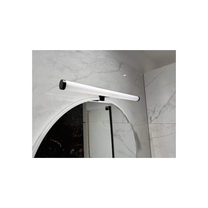 LED Bathroom Mirror Light – 12 W, 230 V, 59.5 cm, IP44, Black