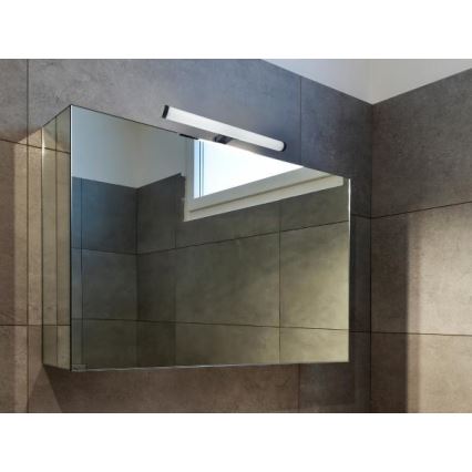 LED Bathroom Mirror Light, 8W/230V, 30 cm, IP44, Black