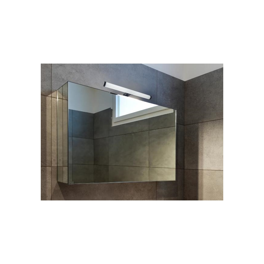 LED Bathroom Mirror Light, 8W/230V, 30 cm, IP44, Black