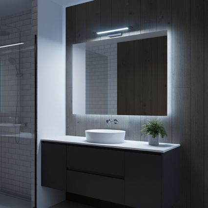 KLIMT LED Bathroom Mirror Light 8W/230V 3000/4000/6000K 40 cm IP44 Black