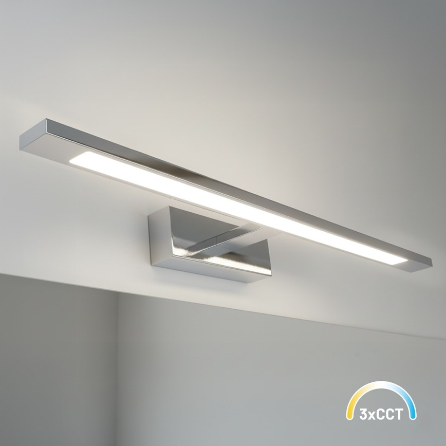 LED Bathroom Mirror Light KLIMT LED/12W/230V 3000/4000/6000K 60 cm IP44 Polished Chrome