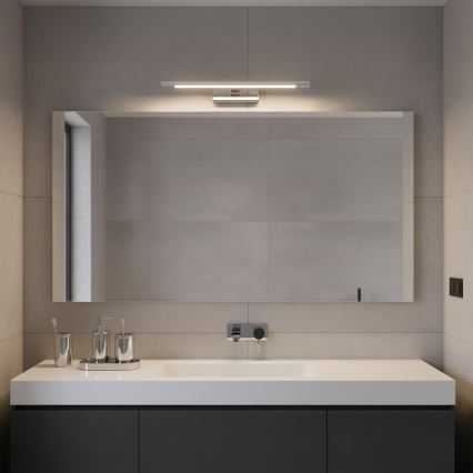 LED Bathroom Mirror Light KLIMT LED/8W/230V 3000/4000/6000K 40 cm IP44 Polished Chrome