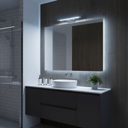 LED Bathroom Mirror Light KLIMT LED/8W/230V 3000/4000/6000K 40 cm IP44 Polished Chrome