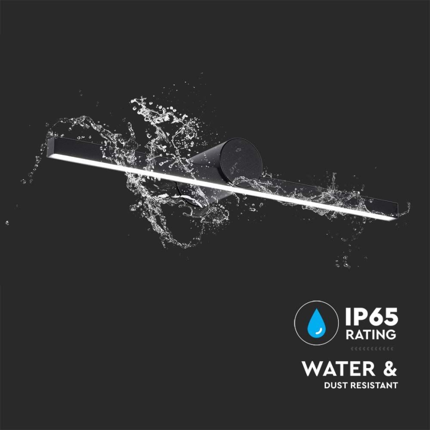 LED Bathroom Mirror Light LED/10W/230V 3000K IP65 Black