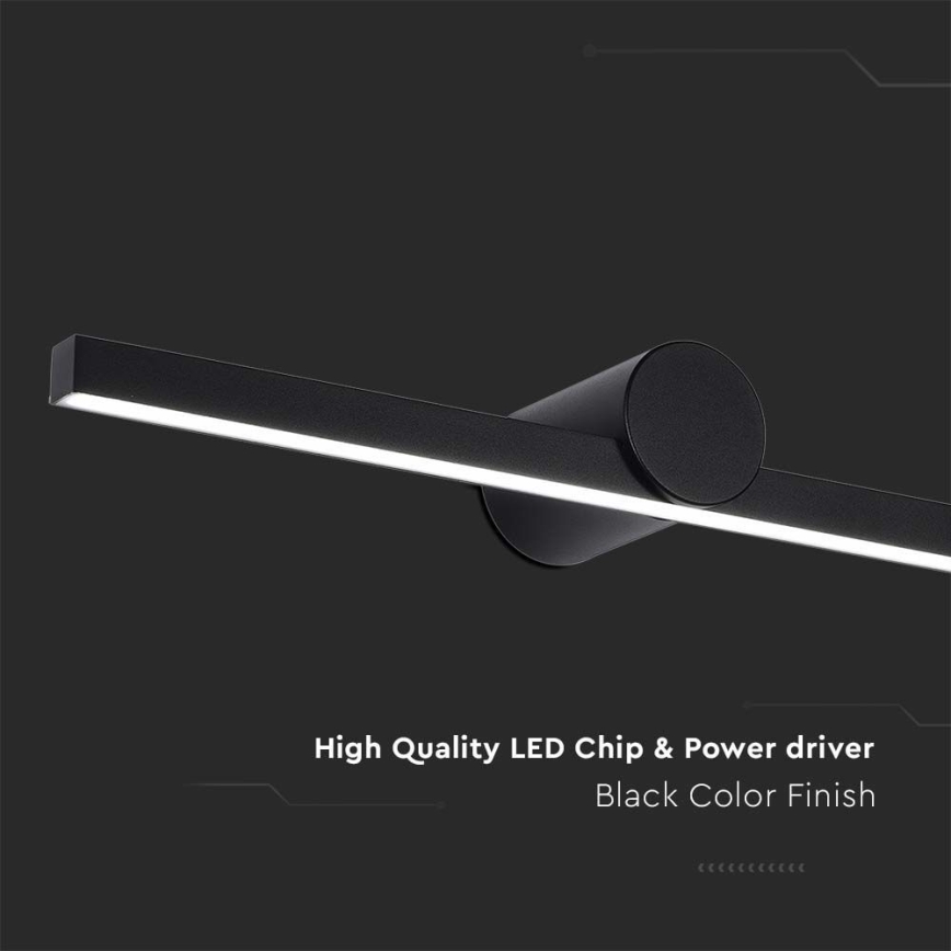 LED Bathroom Mirror Light LED/10W/230V 3000K IP65 Black