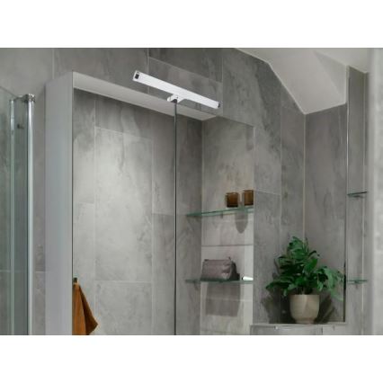 LED Bathroom Mirror Light LED/8W/230V 30 cm IP44 Polished Chrome