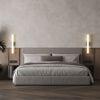 LED Bathroom Mirror Light LINEA LED/12W/230V 3000/4000/6000K IP44 61 cm Matte Chrome