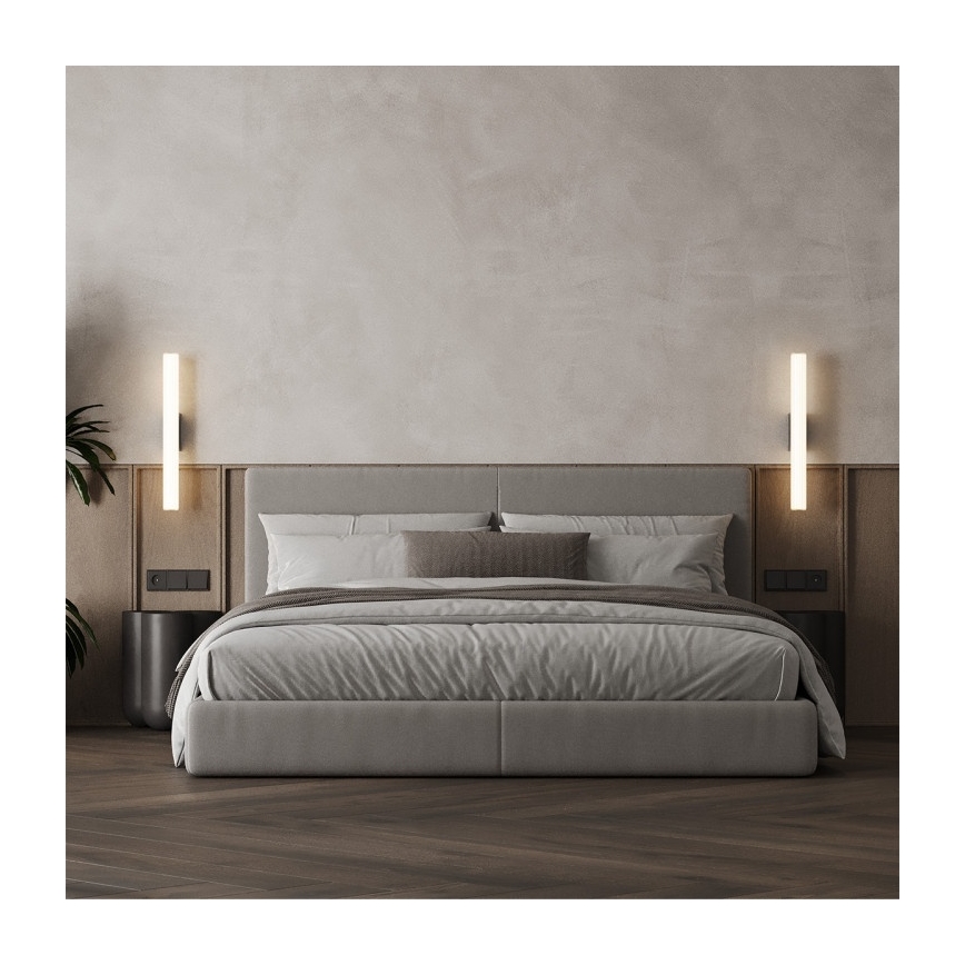 LED Bathroom Mirror Light LINEA LED/12W/230V 3000/4000/6000K IP44 61 cm Matte Chrome