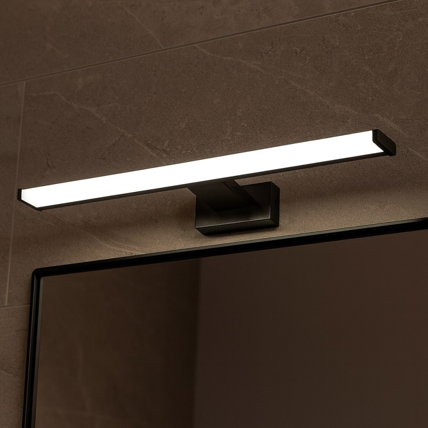 LED Bathroom Mirror Light MIRORE LED/10W/230V 60 cm IP44 Black