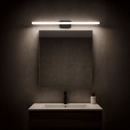 LED Bathroom Mirror Light MIRORE LED/10W/230V 60 cm IP44 Black