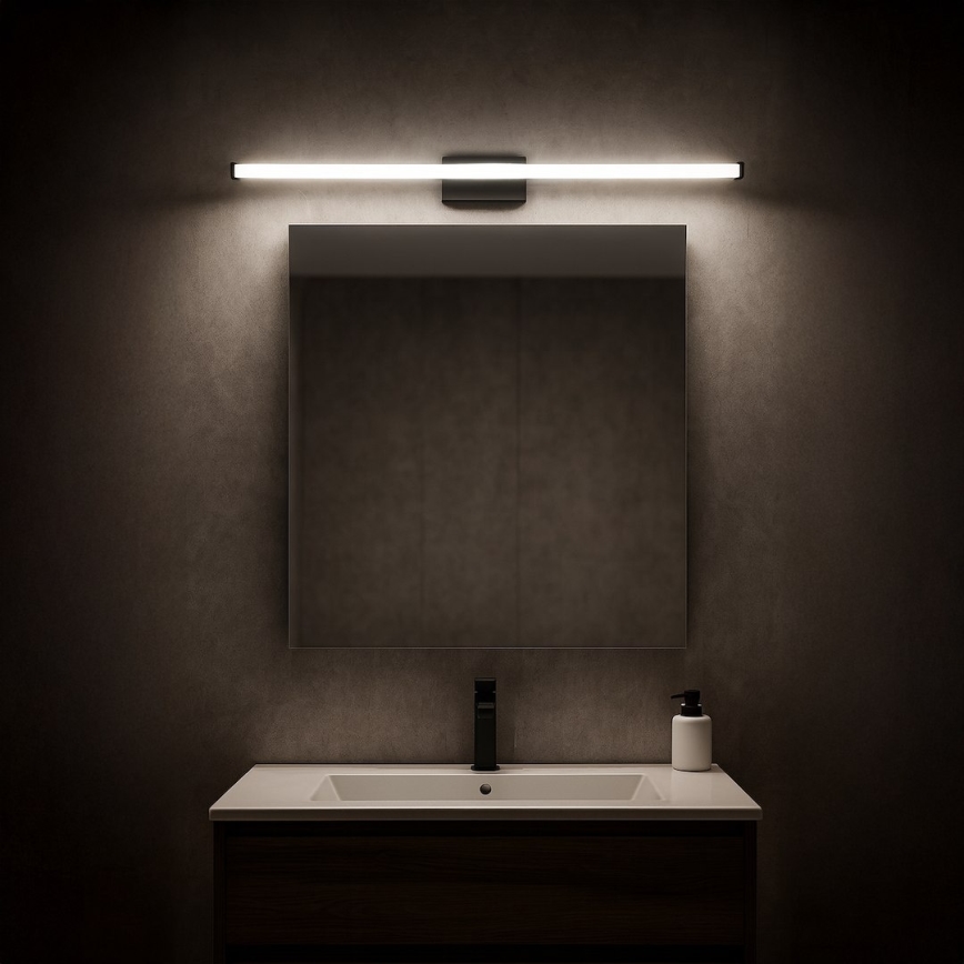 LED Bathroom Mirror Light MIRORE LED/10W/230V 60 cm IP44 Black