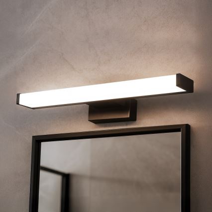 LED Bathroom Mirror Light MIRORE LED/5W/230V, 30 cm, IP44, Black