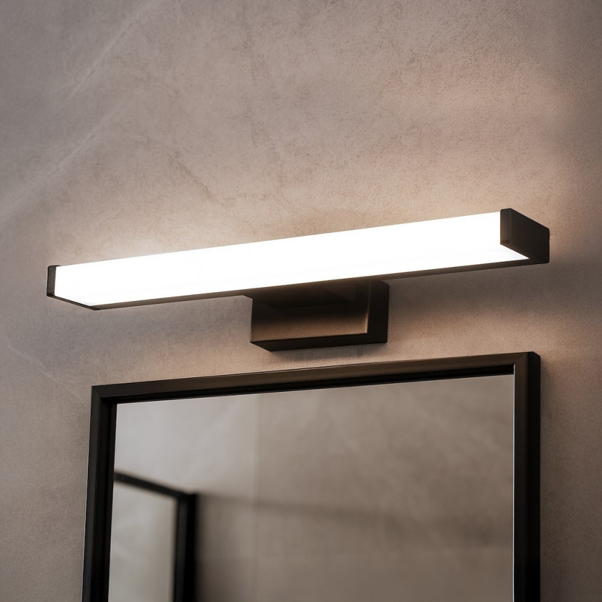 LED Bathroom Mirror Light MIRORE LED/5W/230V, 30 cm, IP44, Black