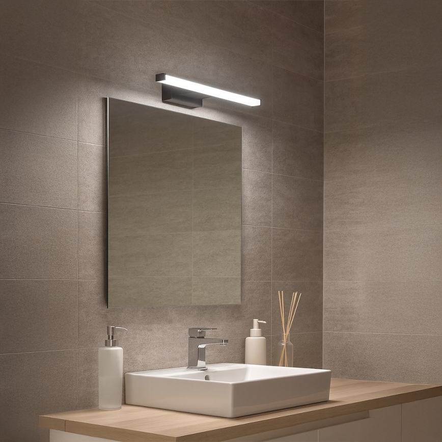 LED Bathroom Mirror Light MIRORE LED/5W/230V, 30 cm, IP44, Black