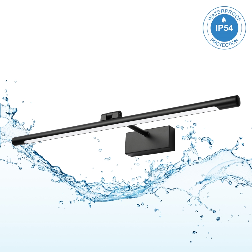 LED Bathroom Mirror Light MIRROR LED/8W/230V 4000K IP44 60 cm Black