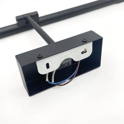 LED Bathroom Mirror Light MIRROR LED/8W/230V 4000K IP44 60 cm Black