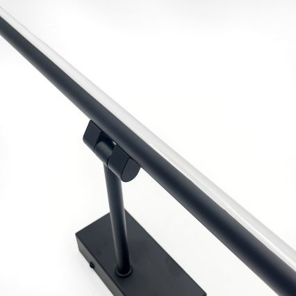 LED Bathroom Mirror Light MIRROR LED/8W/230V 4000K IP44 60 cm Black