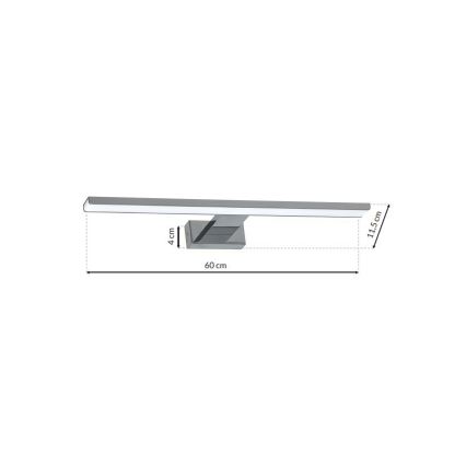 LED Bathroom mirror light SHINE 1xLED/13.8W/230V IP44
