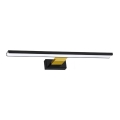 LED Bathroom Mirror Light SHINE LED/13.8W/230V 60 cm IP44 Black/Gold