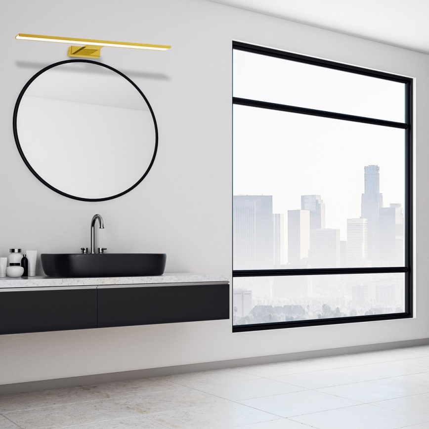 LED Bathroom Mirror Light SHINE LED/13.8W/230V 60 cm IP44 Gold