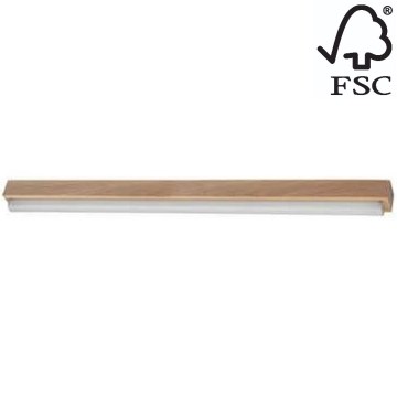 LED Bathroom mirror lighting AQUAVIVA LED/12W/230 79 cm IP44 oak – FSC certified