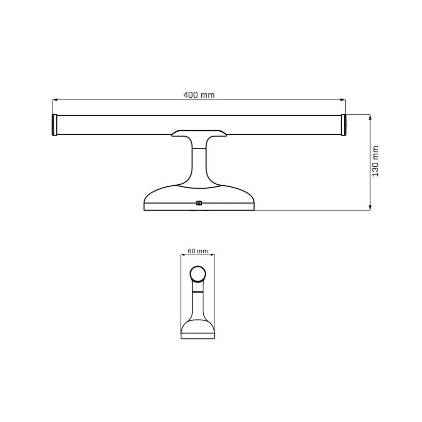LED Bathroom mirror lighting ARMONA LED/6W/230V 4000K 40 cm IP44 shiny chrome