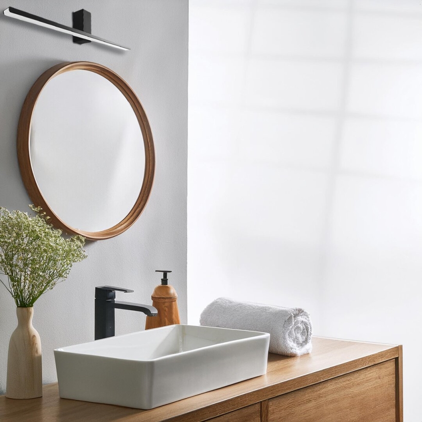 LED Bathroom mirror lighting ARTEMIS LED/13,8W/230V 4000K 60 cm IP44 black