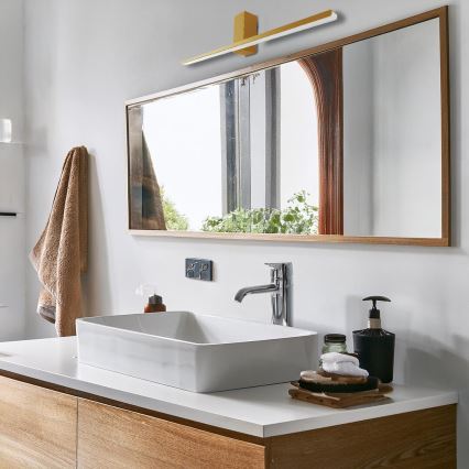 LED Bathroom mirror lighting ARTEMIS LED/13,8W/230V 4000K 60 cm IP44 gold