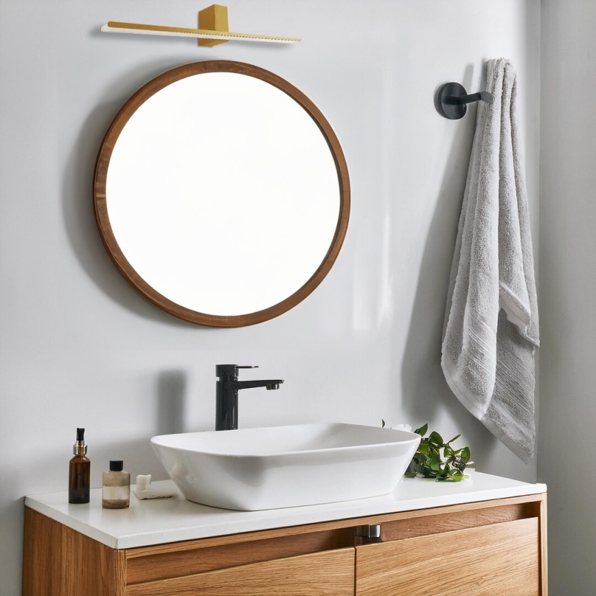 LED Bathroom mirror lighting ARTEMIS LED/13,8W/230V 4000K 60 cm IP44 gold