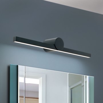 LED Bathroom mirror lighting BEAUTY LED/12W/230V 61 cm IP54 black
