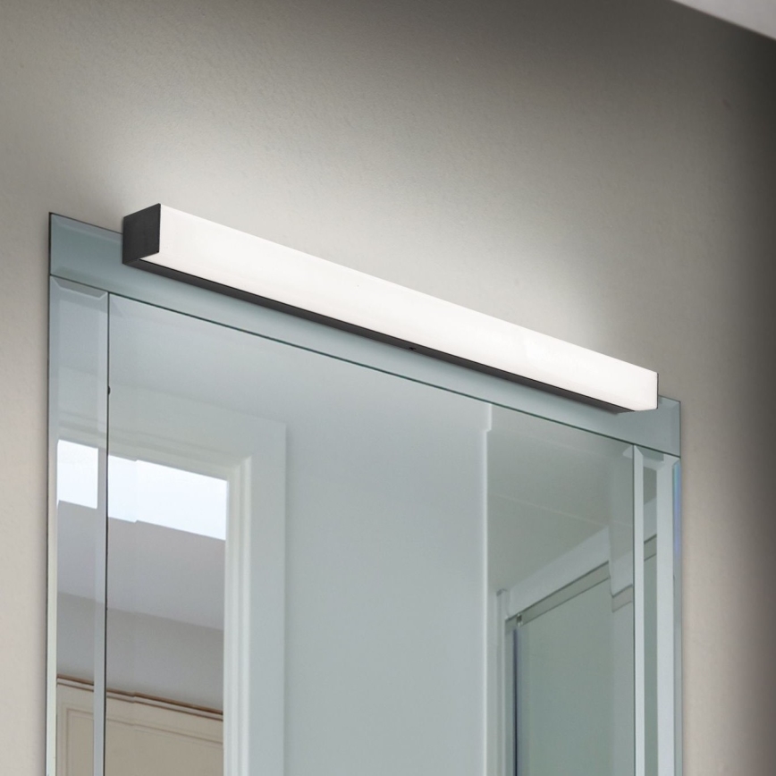 LED Bathroom mirror lighting HORIZON LED/12W/230V 3000/4000K 60 cm IP44 black