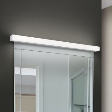 LED Bathroom mirror lighting HORIZON LED/18W/230V 3000/4000K 90 cm IP44 silver