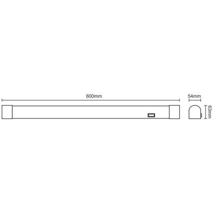 LED Bathroom mirror lighting LED/15W/230V 4000K IP44