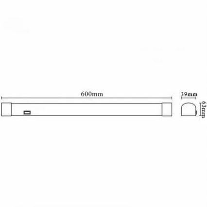 LED Bathroom mirror lighting LED/15W/230V 4000K IP44