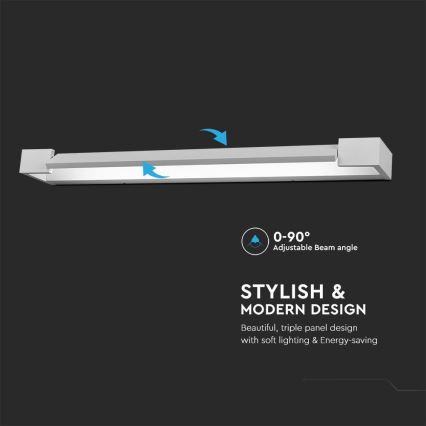 LED Bathroom mirror lighting LED/16W/230V 3000K IP44 60 cm white
