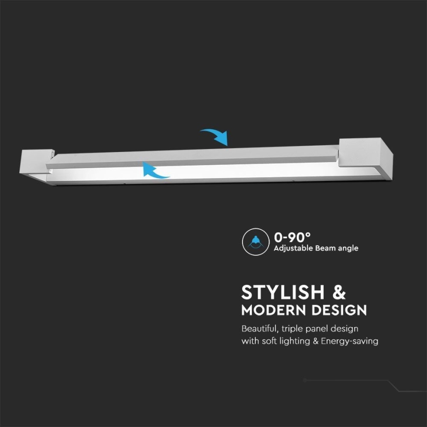 LED Bathroom mirror lighting LED/16W/230V 3000K IP44 60 cm white