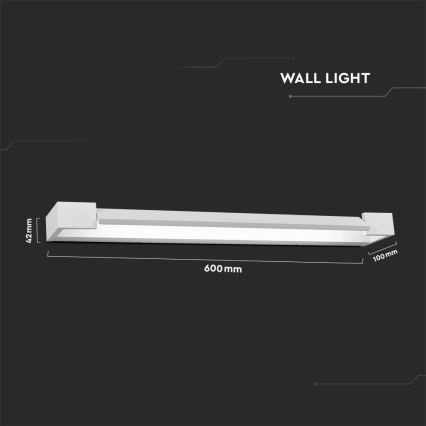LED Bathroom mirror lighting LED/16W/230V 3000K IP44 60 cm white