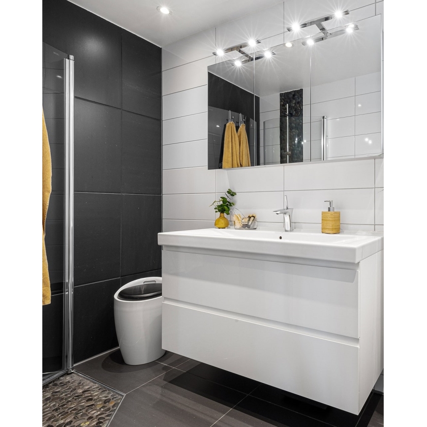 LED Bathroom mirror lighting LED/5W/230V 4000K 30 cm IP44 shiny chrome