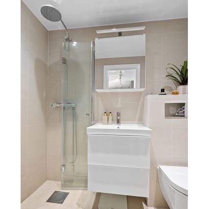 LED Bathroom mirror lighting LED/8W/230V 4000K 50 cm IP44 shiny chrome
